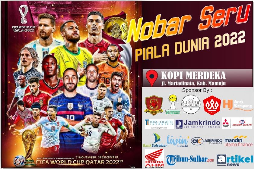 Kopi Merdeka Adakan Nobar Piala Dunia Qatar, Banjir Hadiah 